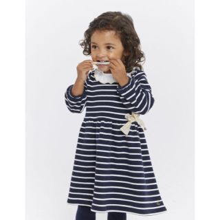 プチバトー(PETIT BATEAU)のtipe様専用♡24m プチバトー マリニエール衿つきワンピース(ワンピース)