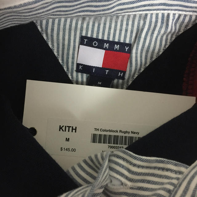 TOMMY HILFIGER(トミーヒルフィガー)の中古 Kith tommy  hilfiger ラガーシャツ サイズ M メンズのトップス(ポロシャツ)の商品写真