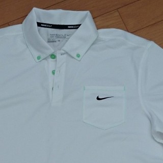 ナイキ(NIKE)のメンズ/ナイキゴルフ半袖シャツ(XL)白(ウエア)