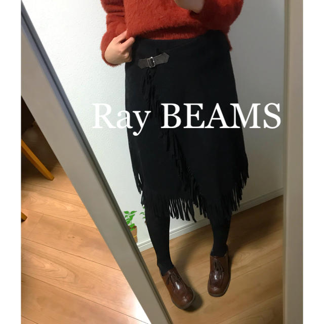 Ray BEAMS(レイビームス)の☆Ray BEAMS☆レイビームス  フリンジラップ風スカート レディースのスカート(ひざ丈スカート)の商品写真