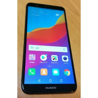 アンドロイド(ANDROID)のHuawei  nova lite2 ブラック(スマートフォン本体)