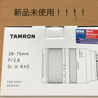 タムロン(TAMRON)の新品未使用タムロン 28-75mm F2.8 Di Ⅲ RXD(レンズ(ズーム))