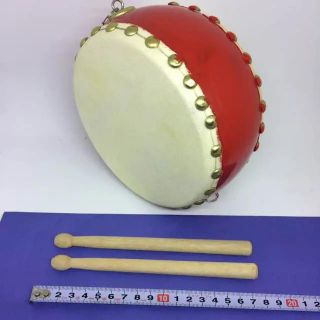 コンパクト 和太鼓 バチ付き 送料込み 新品(和太鼓)