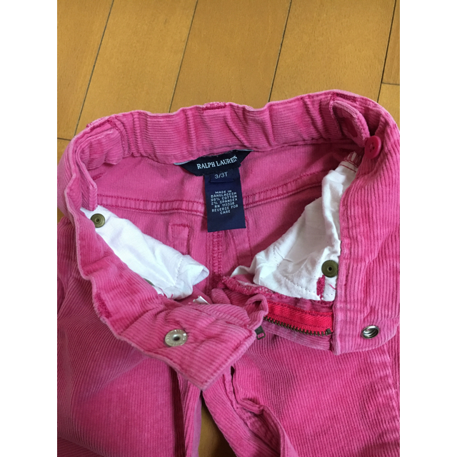 Ralph Lauren(ラルフローレン)のラルフローレン コーデュロイ パンツ 3T (100cm) キッズ/ベビー/マタニティのキッズ服女の子用(90cm~)(パンツ/スパッツ)の商品写真