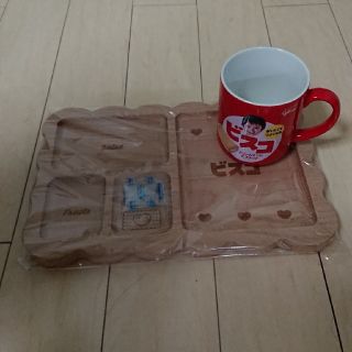 グリコ(グリコ)のミック様専用 ビスコ もうひとがんばりキャンペーン モーニングプレート  (食器)