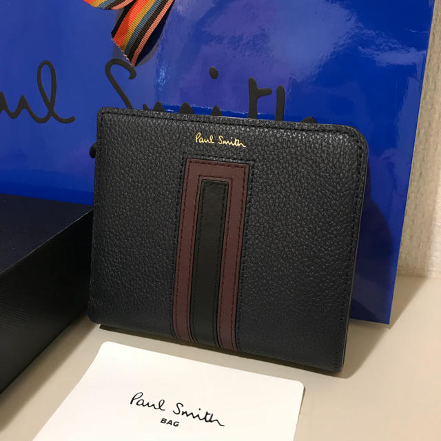 Paul Smith - 新品本革 ポールスミス マルチデザイン二つ折り財布の