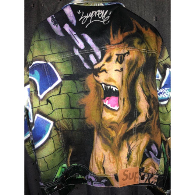 Supreme(シュプリーム)のsupreme  lion Sサイズ メンズのジャケット/アウター(Gジャン/デニムジャケット)の商品写真
