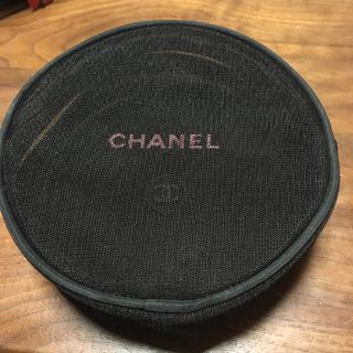 シャネル(CHANEL)のシャネルメッシュポーチ ロゴバンド付き(ポーチ)