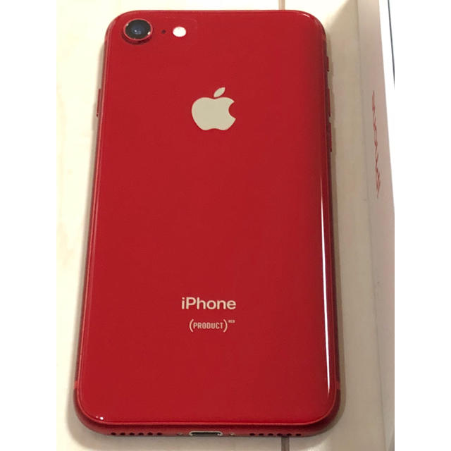 SIMフリー iPhone 8 64GB red 美品