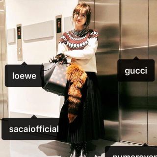 グッチ(Gucci)の紗栄子 gucci グッチ セーター ミュウミュウ ニット(ニット/セーター)