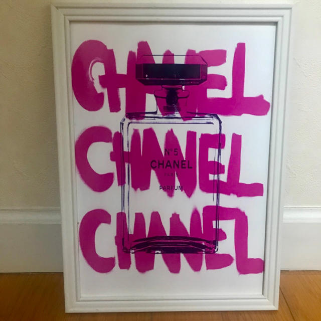 CHANEL ブランドオマージュアートポスターの通販 by プロフ確認