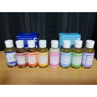 ドクターブロナー(Dr.Bronner)の【新品】 マジックソープ ミニサイズ 8本セット(ボディソープ/石鹸)