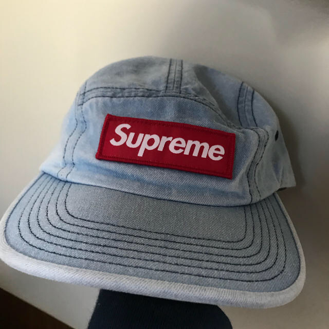 希少 即完売 Supreme denim camp cap 18