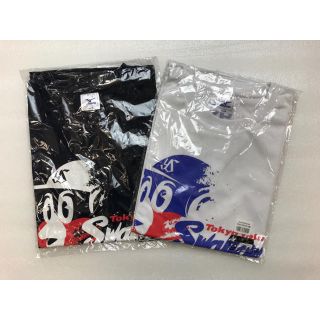 ミズノ(MIZUNO)のつば九郎 Tシャツ M 白紺 東京ヤクルトスワローズ(記念品/関連グッズ)