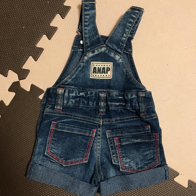 ANAP Kids(アナップキッズ)の☆ANAPサロペット オーバオール80㌢☆ キッズ/ベビー/マタニティのベビー服(~85cm)(パンツ)の商品写真