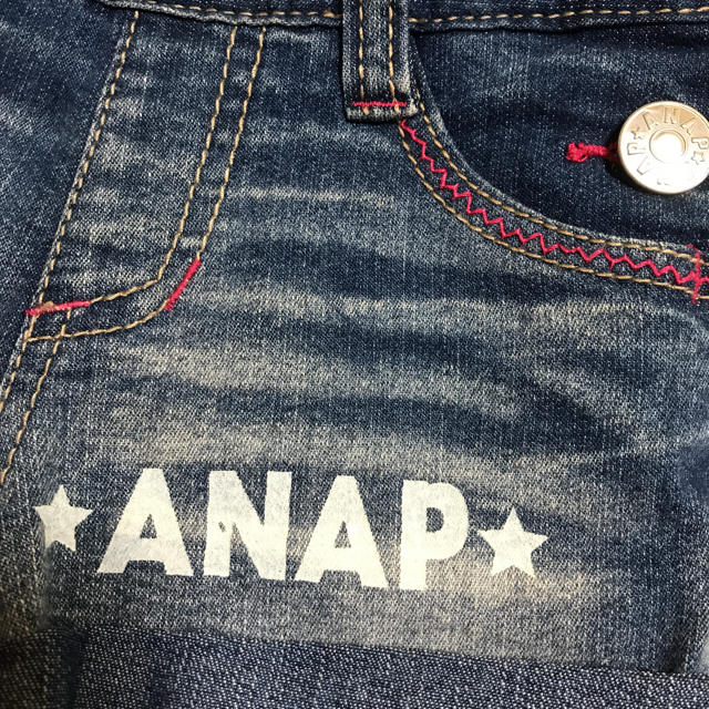 ANAP Kids(アナップキッズ)の☆ANAPサロペット オーバオール80㌢☆ キッズ/ベビー/マタニティのベビー服(~85cm)(パンツ)の商品写真