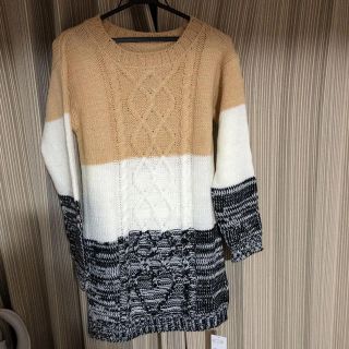 セシルマクビー(CECIL McBEE)のセシルマクビーニットワンピース新品タグ付き(ミニワンピース)