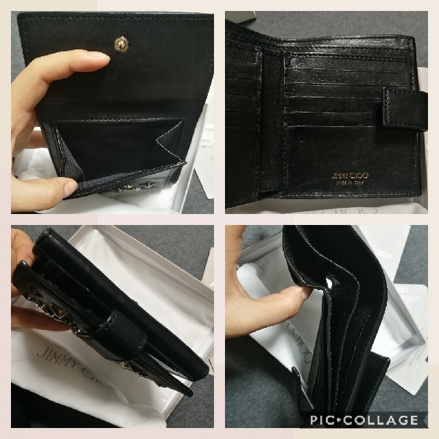 JIMMY CHOO(ジミーチュウ)のジミーチュウ　二つ折り　財布　スタッズ　 メンズのファッション小物(折り財布)の商品写真