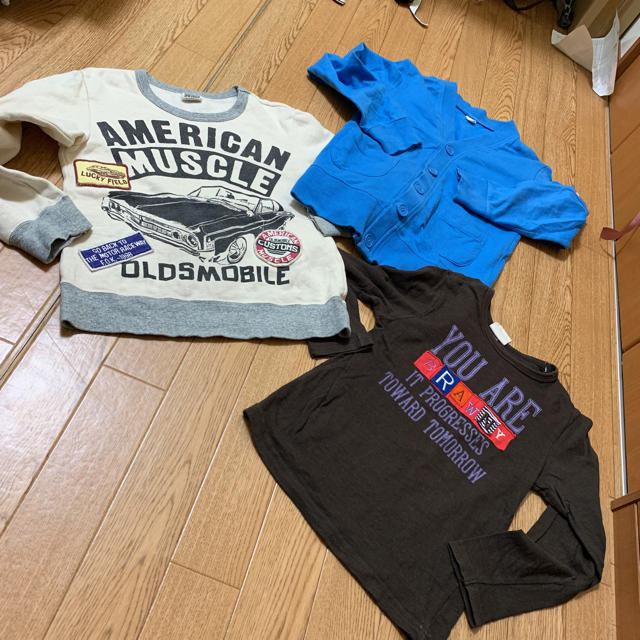 F.O.KIDS(エフオーキッズ)のキッズ おまとめ130パンツスウェット上下F.O.UNIQLO キッズ/ベビー/マタニティのキッズ服男の子用(90cm~)(その他)の商品写真