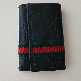 グッチ(Gucci)のグッチGGレザーキーケース(キーケース)