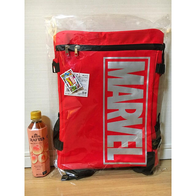 MARVEL(マーベル)の新品 marvel マーベル スクエアボックス リュック ☆ メンズのバッグ(バッグパック/リュック)の商品写真
