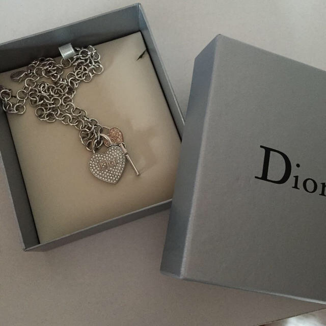 Christian Dior(クリスチャンディオール)のDIOR ネックレス ビジュー 正規品 レディースのアクセサリー(ネックレス)の商品写真