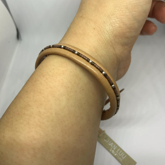 CHAN LUU(チャンルー)のCHAN LUU チャンルー レザーブレスレット レディースのアクセサリー(ブレスレット/バングル)の商品写真