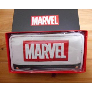 マーベル(MARVEL)のMARVEL 長財布 ロングウォレット 白(財布)