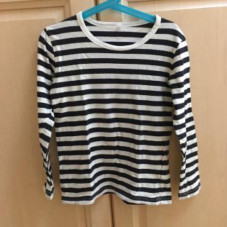 ムジルシリョウヒン(MUJI (無印良品))の無印良品ボーダーロンT130(Tシャツ/カットソー)