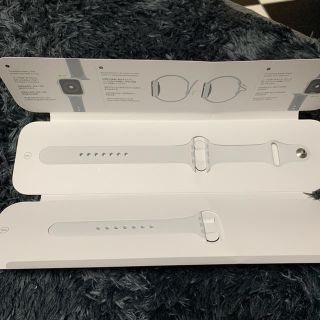 アップルウォッチ(Apple Watch)の Apple Watch スポーツバンド 白 44mm(その他)