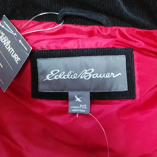 Eddie Bauer(エディーバウアー)のベスト　赤　エディーバウアー　S レディースのジャケット/アウター(ダウンベスト)の商品写真