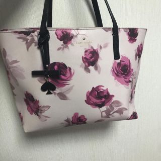 ケイトスペードニューヨーク(kate spade new york)のケイトスペード  バック 花柄 ピンク(ハンドバッグ)