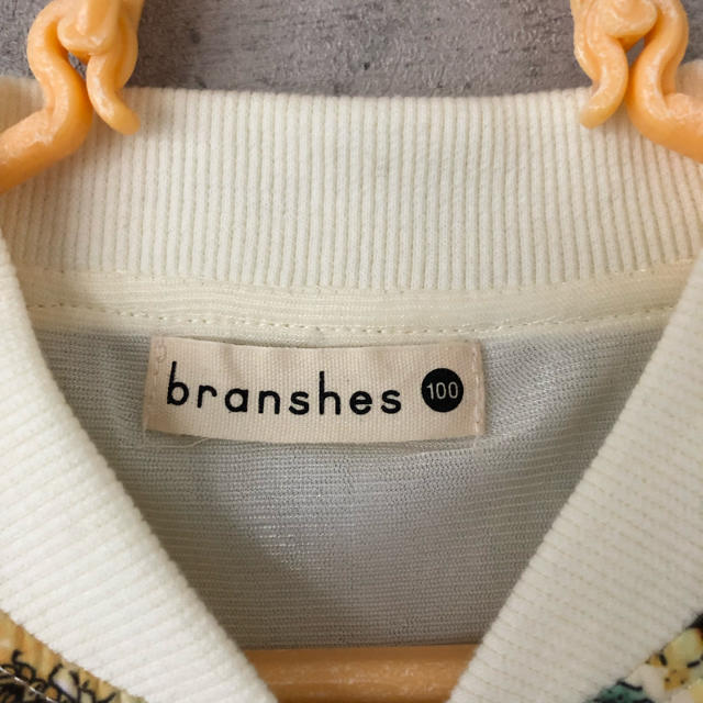 Branshes(ブランシェス)のBRANSHES 花柄ジャンパー 100 キッズ/ベビー/マタニティのキッズ服女の子用(90cm~)(ジャケット/上着)の商品写真