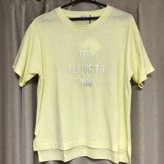 アバンリリー(Avan Lily)のTシャツ 半袖 黄 Avan Lily 新品未使用(Tシャツ(半袖/袖なし))