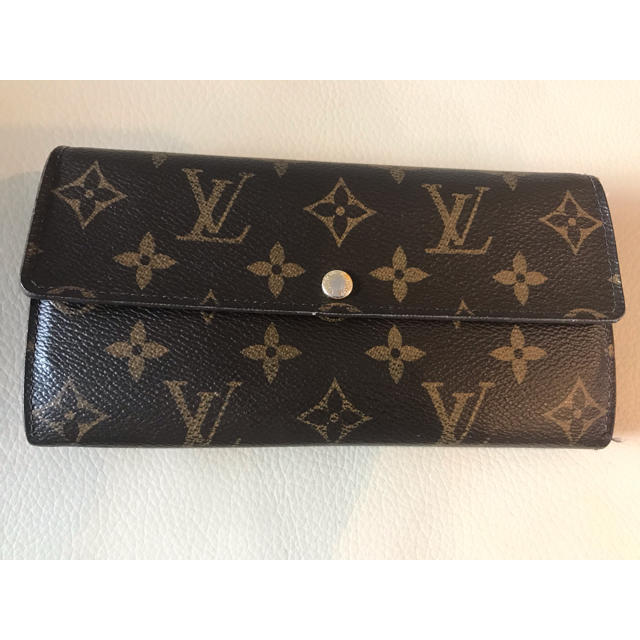 LOUIS VUITTON(ルイヴィトン)の美品　LOUIS VUITTON ルイ・ヴィトン モノグラム 長財布ウォレット レディースのファッション小物(財布)の商品写真