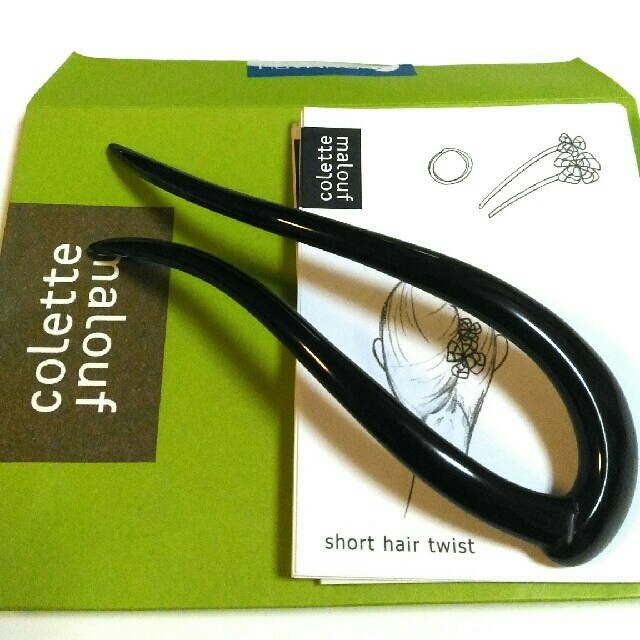 colette malouf(コレットマルーフ)のコレットマルーフ ヘアピン ブラック 11SHｰ523-62-1 レディースのヘアアクセサリー(ヘアピン)の商品写真