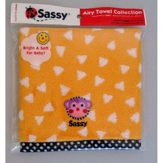 サッシー(Sassy)のsassy ウォッシュタオル/オレンジ/袋入 (タオル/バス用品)