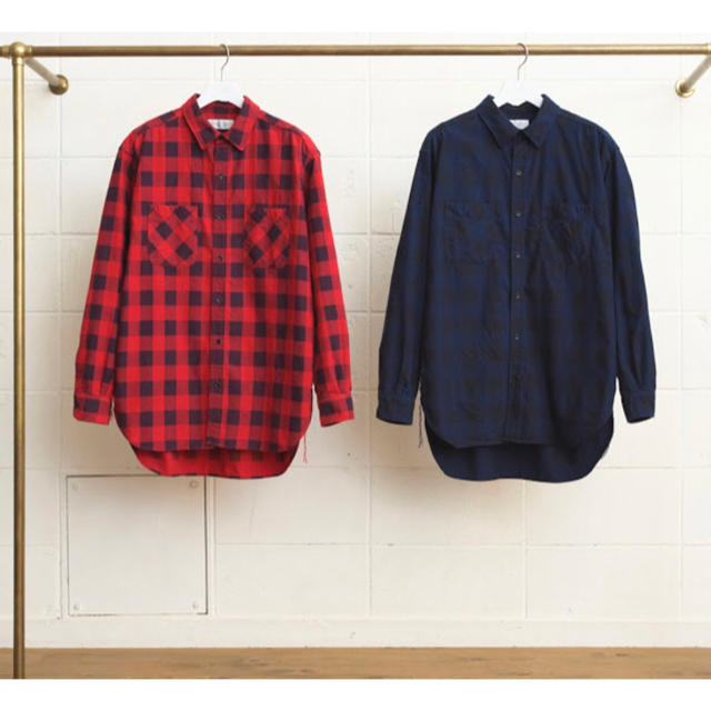 UNUSED block check nel shirt アンユーズド シャツ