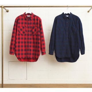 アンユーズド(UNUSED)のUNUSED block check nel shirt アンユーズド シャツ(シャツ)