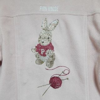 ピンクハウス(PINK HOUSE)のPH　うさぎ　フリースジャケット(テーラードジャケット)