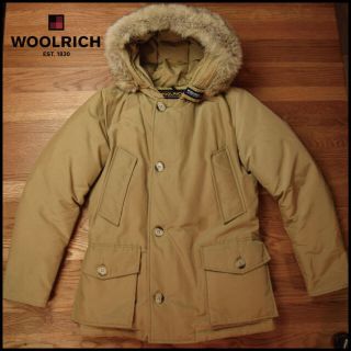 ウールリッチ(WOOLRICH)のウールリッチ  ダウン ベージュ サイズS 美品(ダウンジャケット)