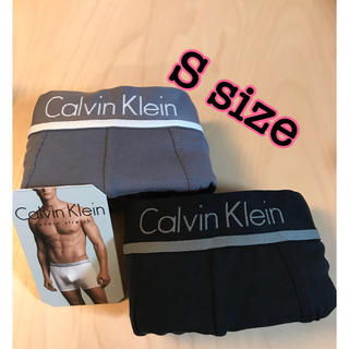 カルバンクライン(Calvin Klein)の正規品新品Calvin Klein　ボクサーパンツ 2枚組(グレー.ブラック)S(ボクサーパンツ)