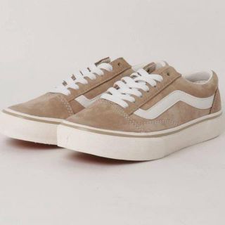 ヴァンズ(VANS)のVANS♡オールドスクールベージュ22.5新品未使用♡オールスエード(スニーカー)