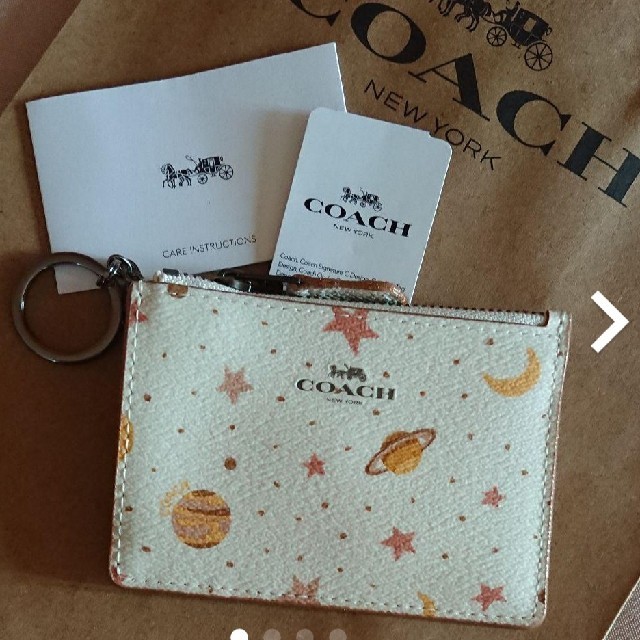 COACH キーリング/パスケース付きコインケース