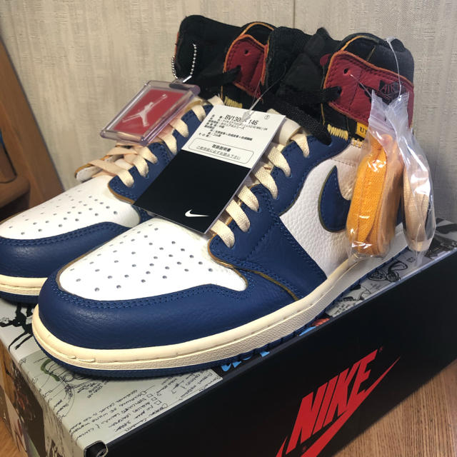 NIKE(ナイキ)のUnion Air Jordan 1【28.0cm】Blue メンズの靴/シューズ(スニーカー)の商品写真