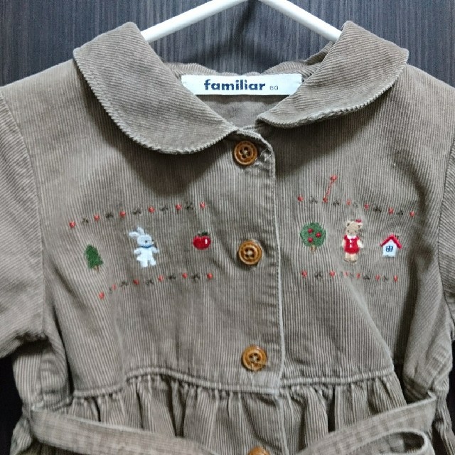 familiar(ファミリア)のベビー・キッズ☆familiar☆ワンピース キッズ/ベビー/マタニティのベビー服(~85cm)(ワンピース)の商品写真