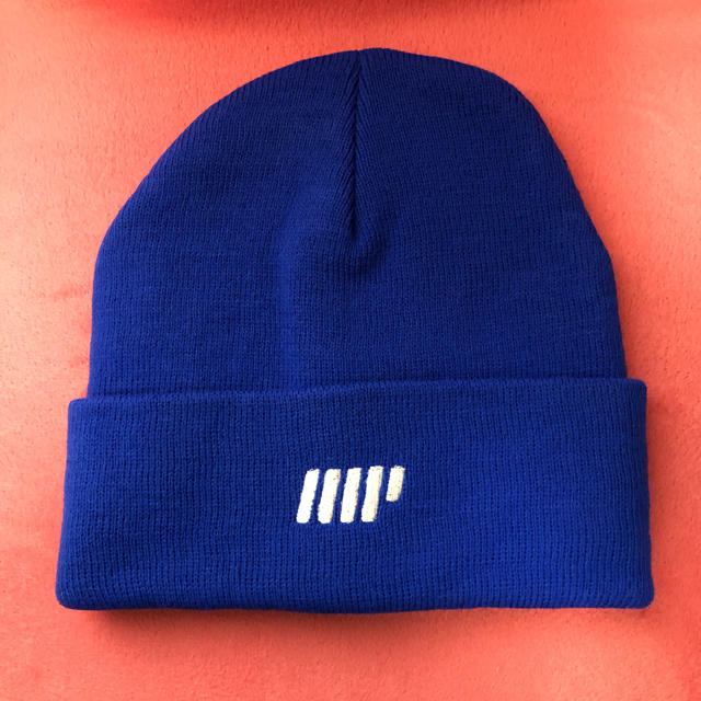 MYPROTEIN(マイプロテイン)のマイプロテイン  ニットキャップ  ブルー メンズの帽子(ニット帽/ビーニー)の商品写真