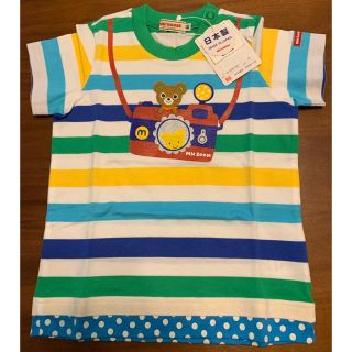 ミキハウス(mikihouse)のみゃあ様専用【新品、未使用】ミキハウス カメラTシャツ 80センチ(Ｔシャツ)