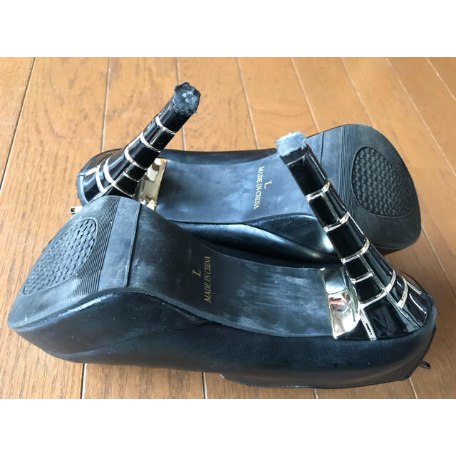 しまむら(シマムラ)のブーツタイプ ヒールサンダル レディースの靴/シューズ(ブーティ)の商品写真