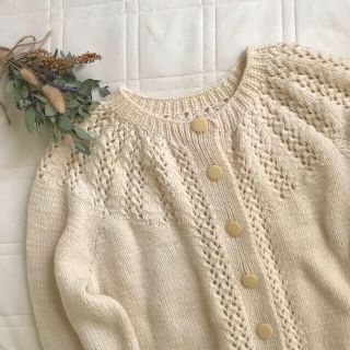 ロキエ(Lochie)のvintage knit cardigan(カーディガン)